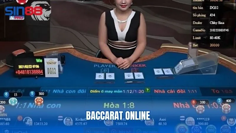 Game bài Baccarat online với cách chơi hấp dẫn